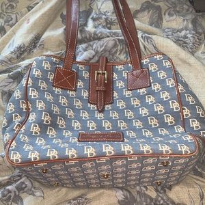 Denim designer tote (fairly new)